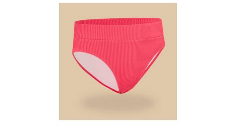 OLAIAN Bikini Hose Mädchen hoch tailliert 500 BAO himbeer