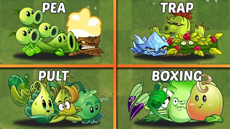 Random Team Plants Pea Pult Trap Boxing Who Will Win Pvz Team