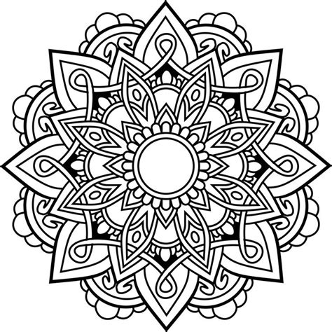 mandala coloring colorable mandala design mandala  color