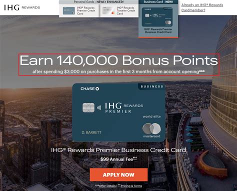 Unboxing Chase Ihg Rewards Premier Business Credit Card Card Art