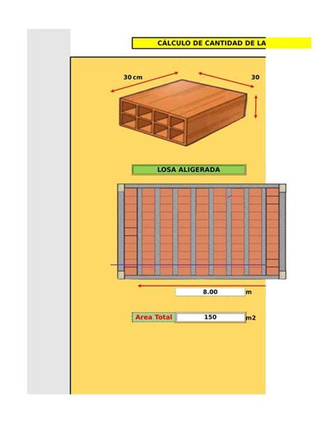 Calculo De Cantidad De Ladrillos En Techo Luis Flores Udocz