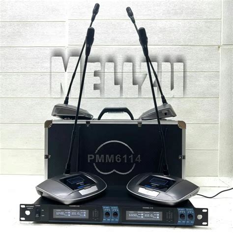 Mic Wireless Conference Anysong Pmm Original Podium Mic Meja