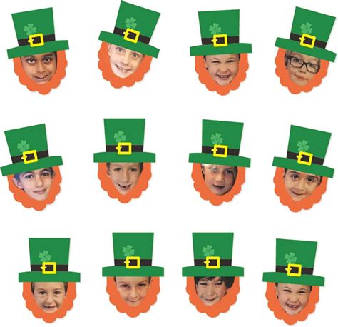 Amazon Zonon Pcs St Patrick S Day Leprechaun Cutouts Classroom