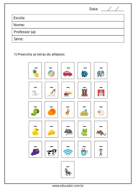 Atividades Psicopedagogicas Para Imprimir - Atividades psicopedagógicas para déficit de atenção e TDAH para ...