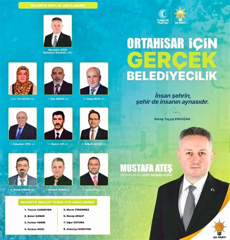 Ortahisar Belediye Meclisi İçin AK Parti Adayları Belli Oldu