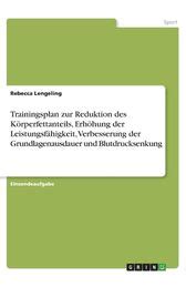 Trainingsplan Zur Reduktion Des K Rperfettanteils Erh Hung Der