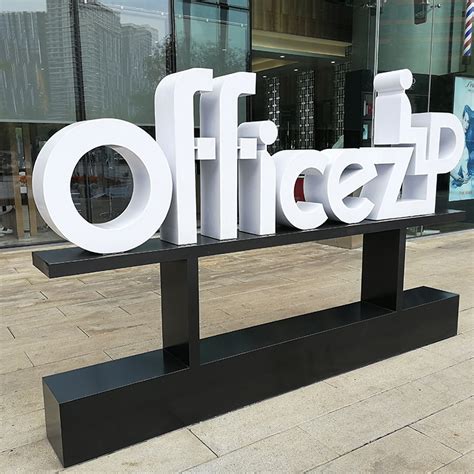 outdoor   standing advertising letter sign sichuan reiter sign