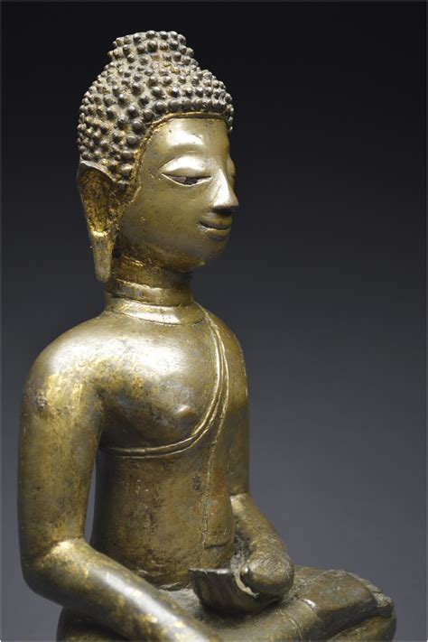 Laos 19th Century Important Bronze Representation Of Maravijaya