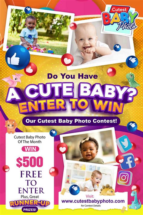 Cutest Baby Photo How Our Contest Works Cute Kid Contest