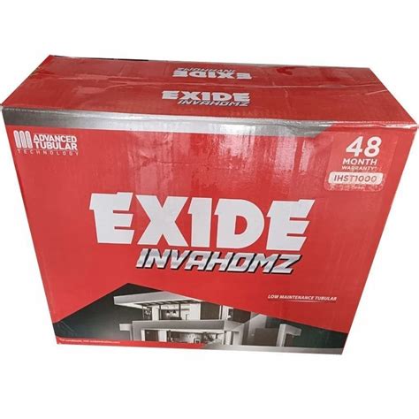 Exide Invahomz Ihst1000 Tubular Inverter Battery 80 Ah At Best Price In Indore