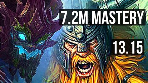 MAOKAI Vs OLAF TOP 7 2M Mastery 1 0 11 900 Games EUW Master