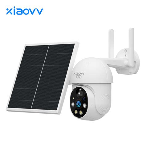 Xiaovv Smart Cctv Camera Ip Wireless WIFI 4G Solar Powered Outdoor