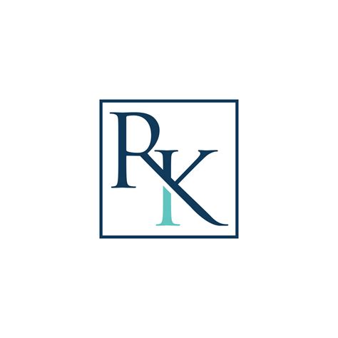 letter rk logo design concept  vector art  vecteezy
