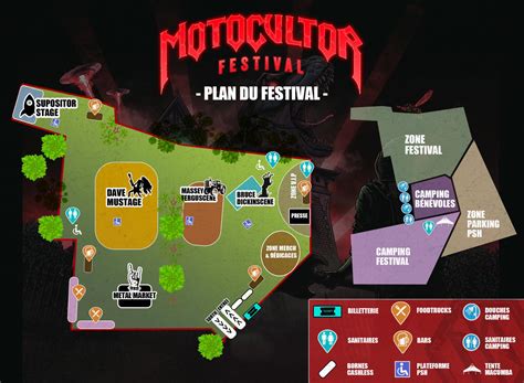 Motocultor Festival 2022 Map