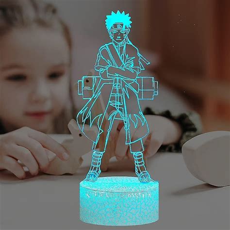 Naruto Uzumaki Night Light Naruto Theme 3d Led Optical Illusion Lamp