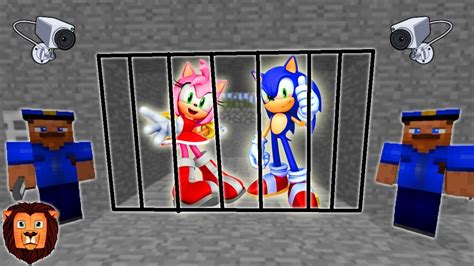 SONIC Y AMY PRESOS MINECRAFT PRISON ESCAPE MINECRAFT ESCAPA DE LA