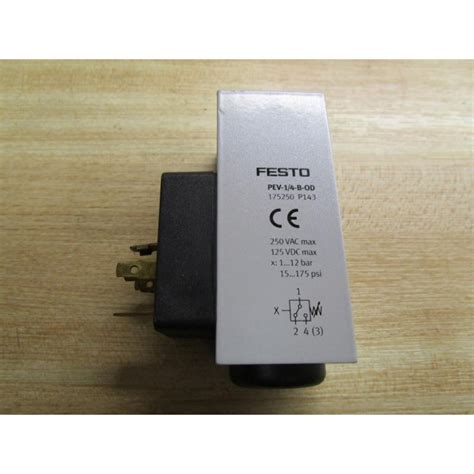 Festo Pev 14 B Od Pressure Switch Used Mara Industrial