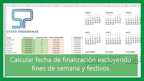 Calcular Fecha Final En Excel Printable Templates Free