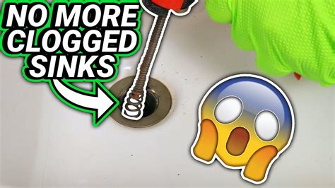 How To Unclog A Bathroom Sink Guaranteed Youtube