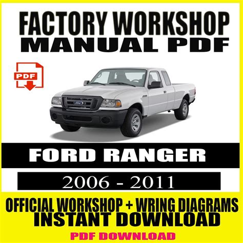 Ford Ranger 2006 2011 Workshop Manual Service Digitalpaperpro