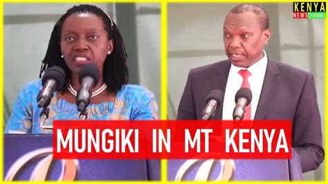 AZIMIO MT KENYA LEADERS ADDRESS RUTO GACHAGUA ON MUNGIKI Martha