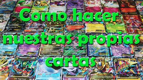 Tutorial Como Hacer Cartas De Pokemon Tcg Youtube