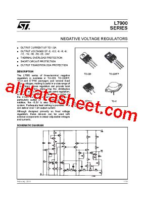L7905C Datasheet(PDF) - STMicroelectronics