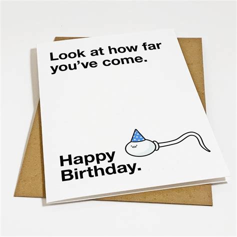 Snarky Birthday Card Etsy