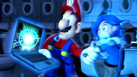 Mario And Tari Saw Something On Laptop Screen By Yusaku Ikeda On Deviantart