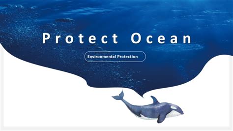 PPT of Blue Sea Presentation for Environmental Protection.pptx | WPS ...