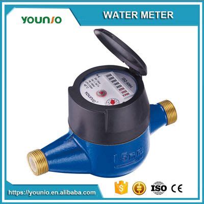 Younio Volumetric Rotary Piston Horizontal Dry Type Kent Water Meter Dn