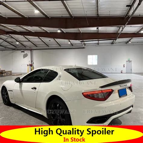 Nov Style Carbon Fiber Rear Trunk Spoiler For Maserati Gran Turismo