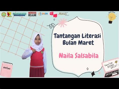 TANTANGAN LITERASI MARET SDN CIKAPUNDUNG 2 YouTube