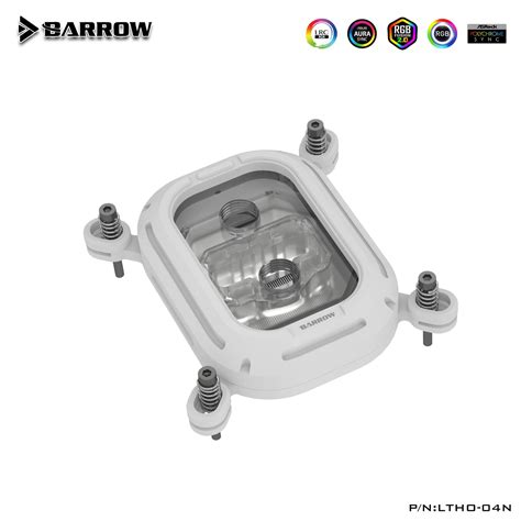 Barrow Acrylic Kepler Series Cpu Waterblock Lrc Rgb Intel X