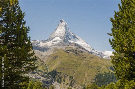 Zermatt Matterhorn Furi Zmutt Zmuttbach Trockener Steg