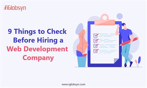 9 Things To Check Before Hiring A Website Development Company