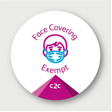 New C2c Badge For Those Exempt From Face Coverings Rail Uk