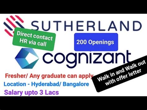 Cognizant Recruitment Cognizant Vacancy Work From Home Jobs