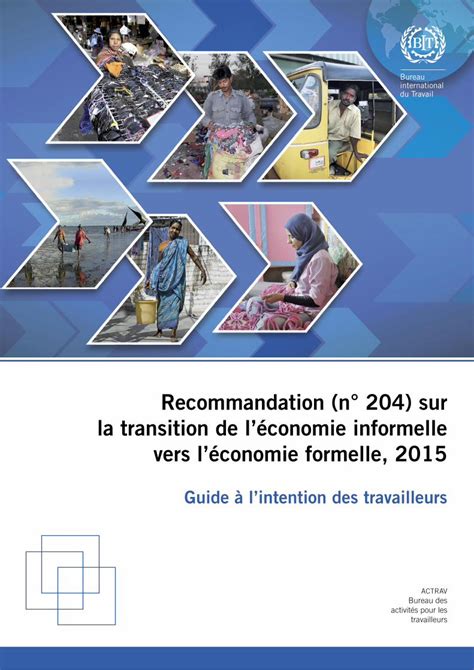 PDF Recommandation n 204 sur la transition de léconomie Le