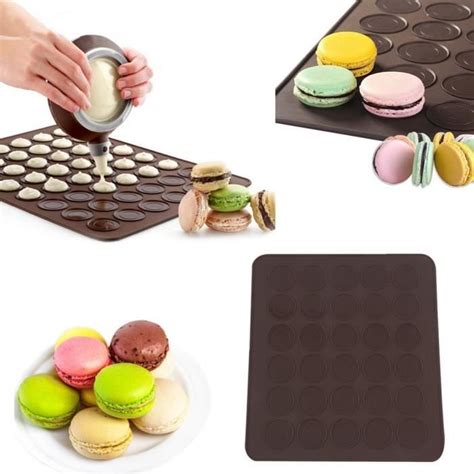 Tapis De Cuisson Macarons Plaque Macarons Meringues Moule En