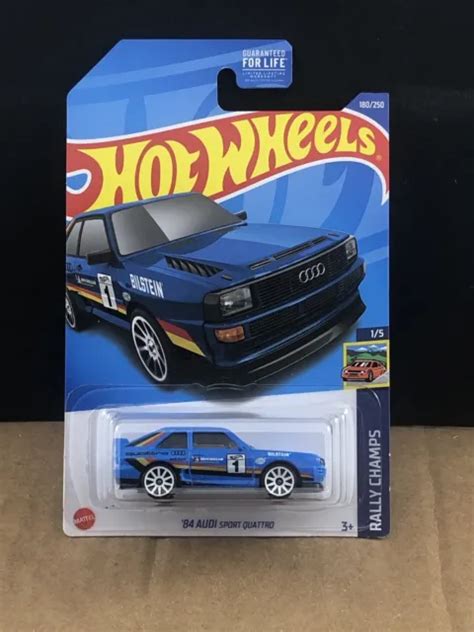 HOT WHEELS RALLY Champs Audi Sport Quattro LIVRAISON PEIGNE PAR MULT EUR