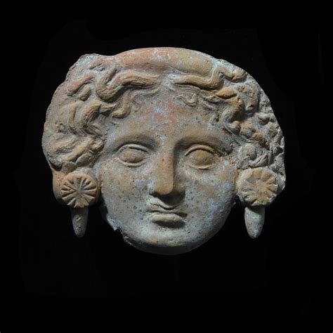 Apulian Terracotta Applique In Form Of A Gorgoneion Christoph Bacher