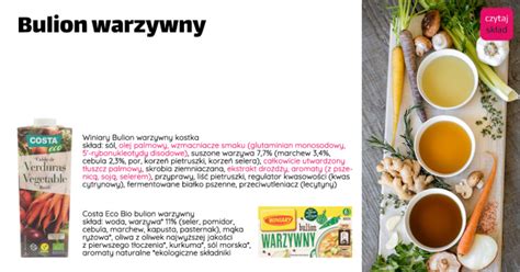 Bulion Warzywny Por Wnanie Produkt W Na Czytaj Sk Ad