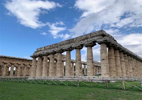 Visiting Paestums Ancient Greek Temples Lions In The Piazza