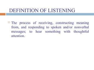 Active Listening PPT