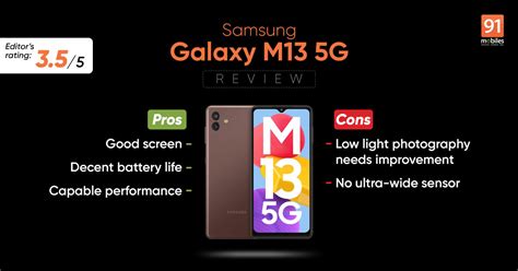 Samsung Galaxy M13 5g Review Pros And Cons Verdict 91mobiles