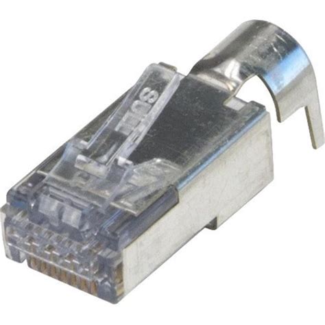 Platinum Tools Plat 202052j Ezex48 10g Rj45 Shielded Connector With External Ground For