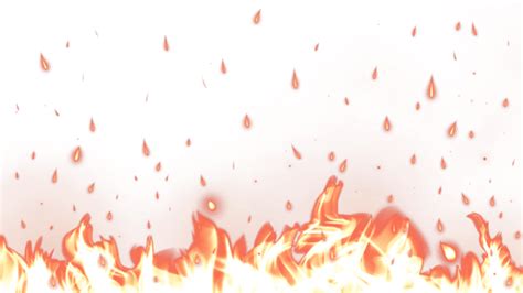 Flying Fire Particles Glow Effect Transparent Clipart Free Psd Fire