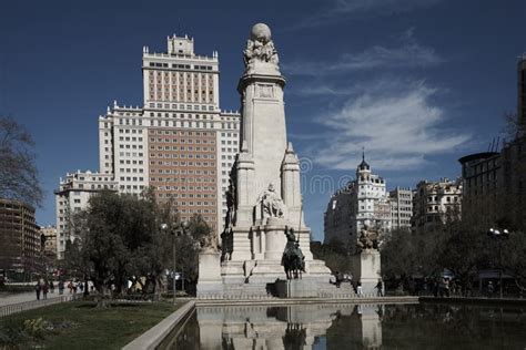 Plaza Espana Madrid stock photo. Image of madrid, spain - 91468014