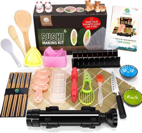 Soeos Beginner Sushi Making Kit, Sushi Making Kit for Beginners with 2 ...